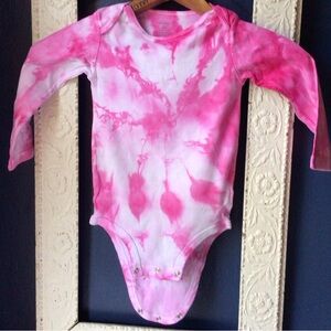 Carter's Pink Ice Dye Bodysuit